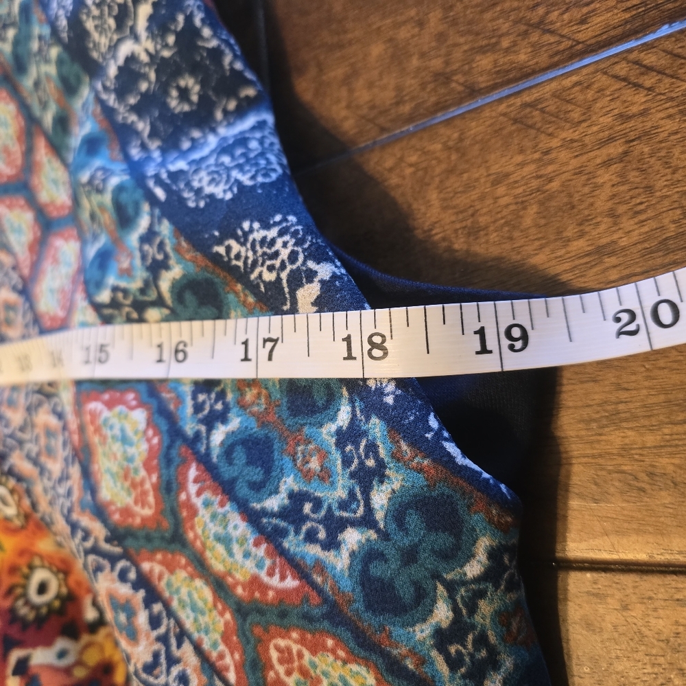 Ruby Rd Mandala Print Tunic Top Boho Colorful V-N… - image 10